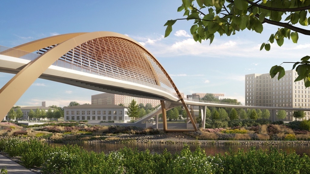 В Тюмени построят новый пешеходный мост через Туру 