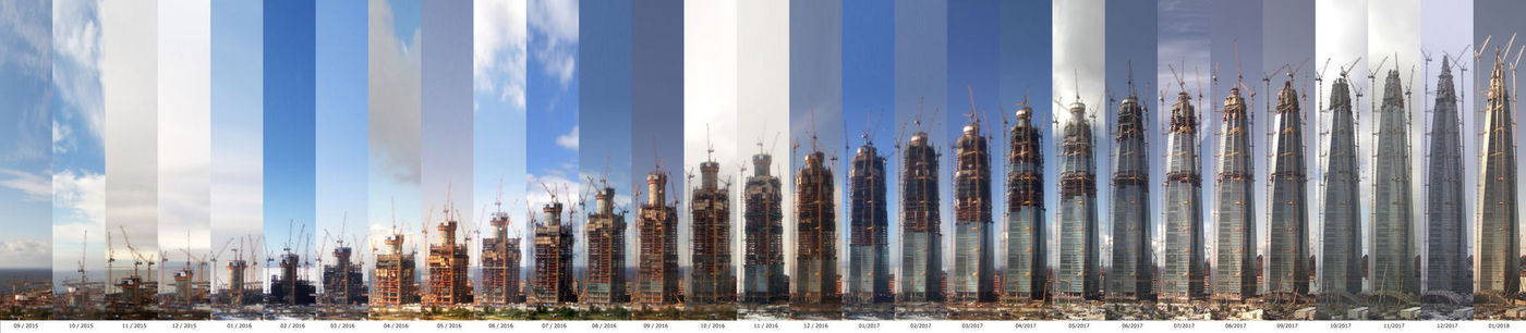 В Санкт-Петербурге самый высокий небоскреб Европы достиг проектной высоты